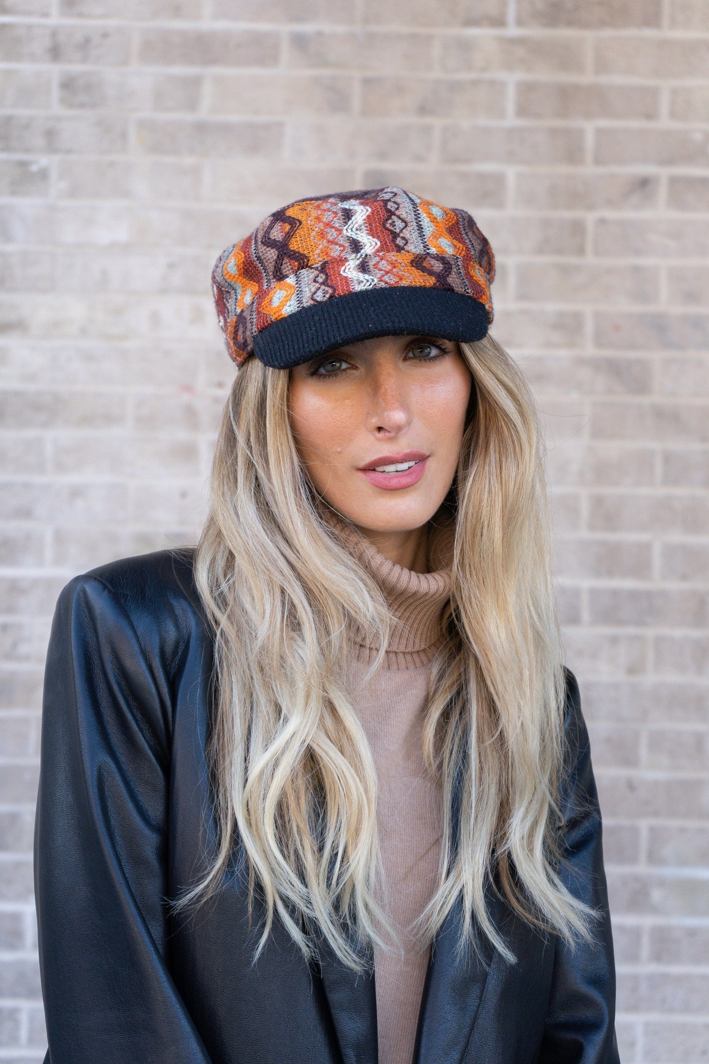 Magid Geometric Print Cadet Cap