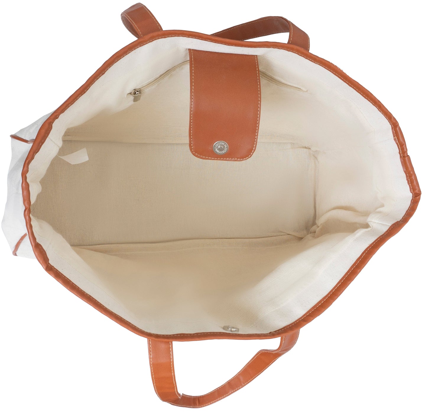 Magid Canvas Slogan Tote "TROPICAL STATE OF MIND"