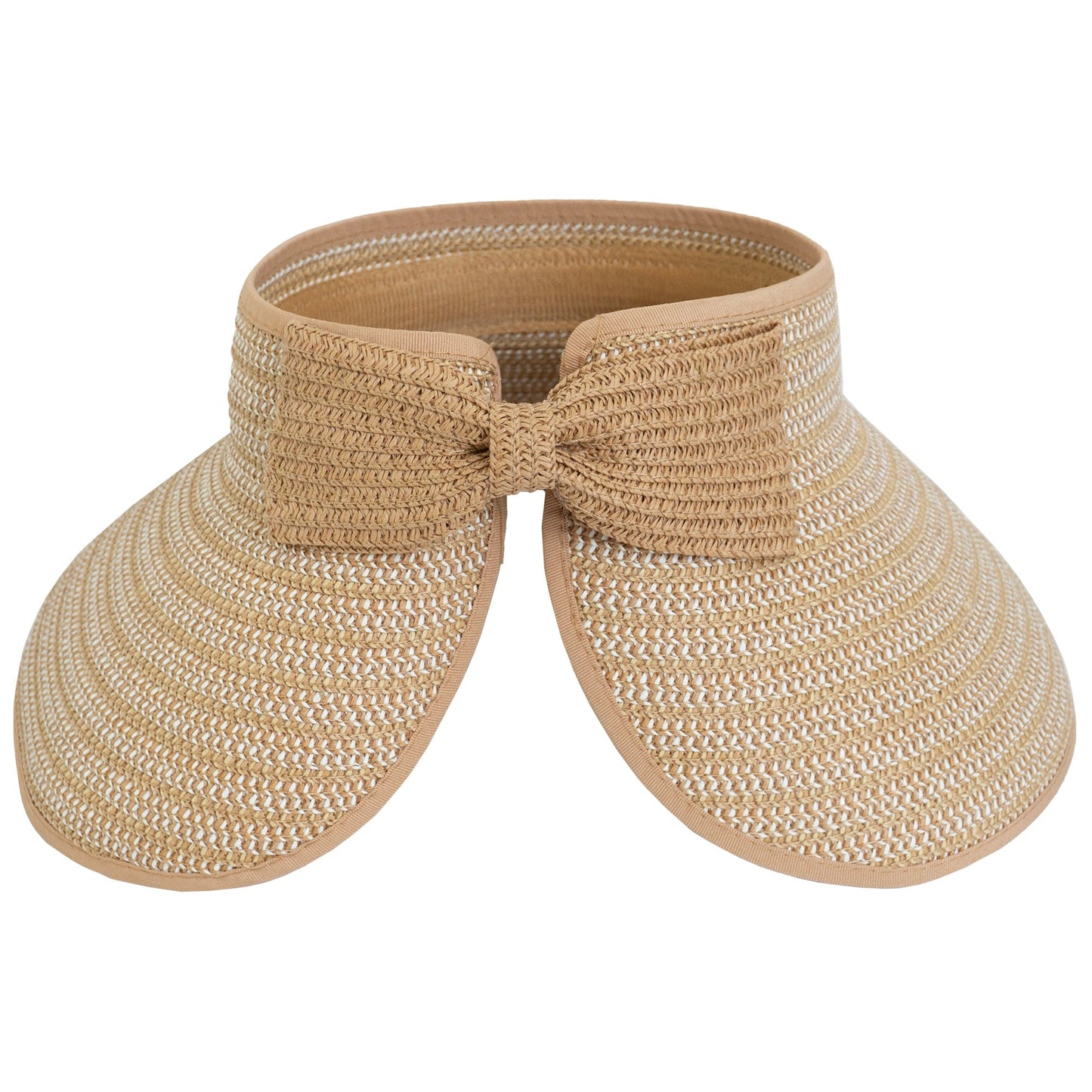 Magid Two Tone Straw  Fold Up Roll Up Visor