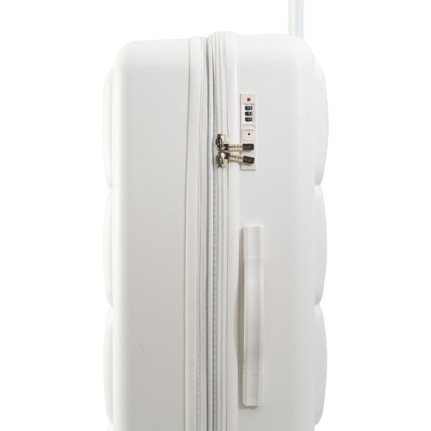 Max Studio The Square Embossed ABS 2-Piece Hard-Sided Luggage Set