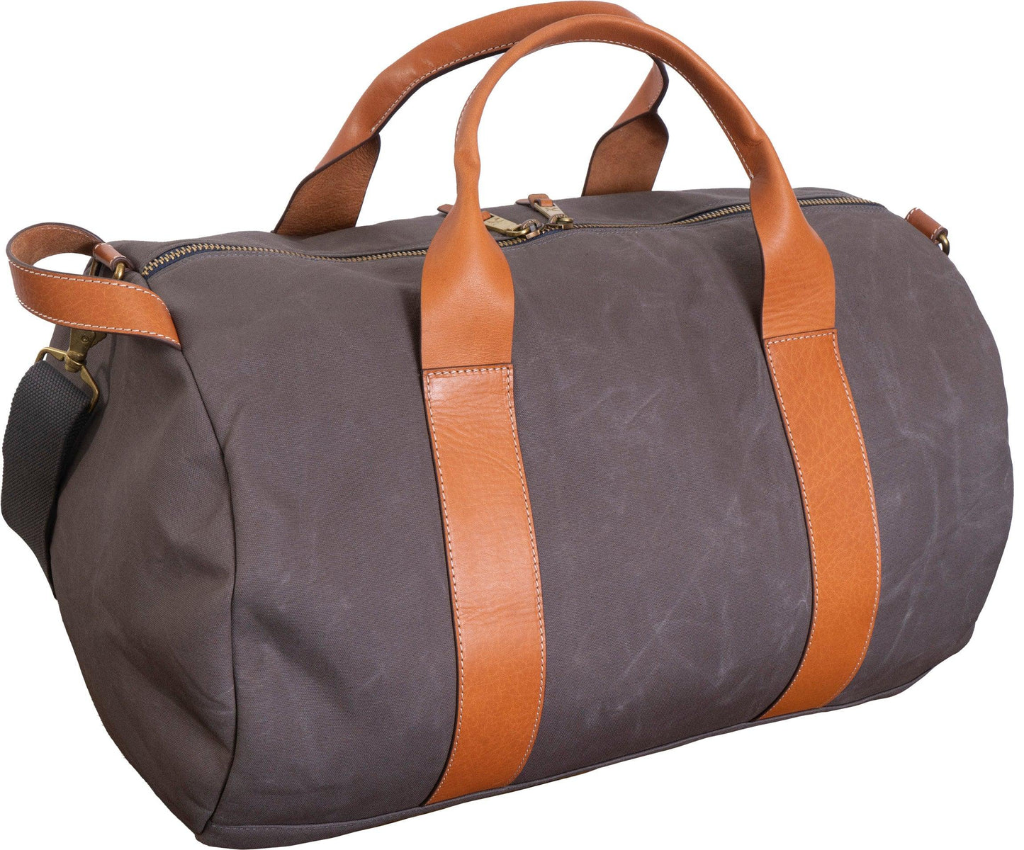 Voyager 21" Waxed Canvas Duffel - Grey