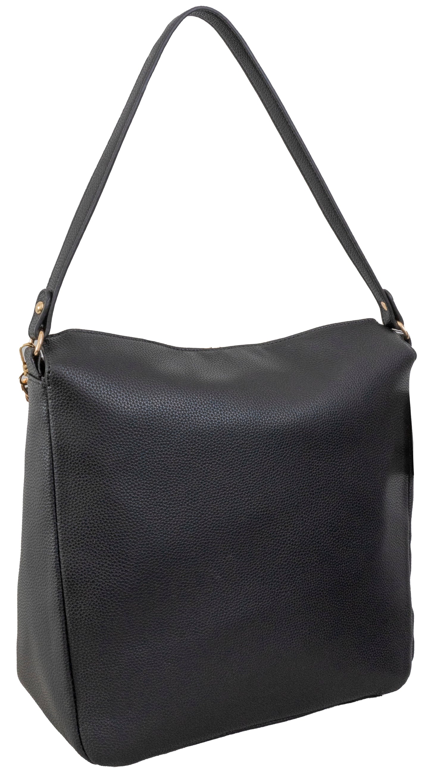 Ellen Tracy Pebble Grain Chain Hobo Bag