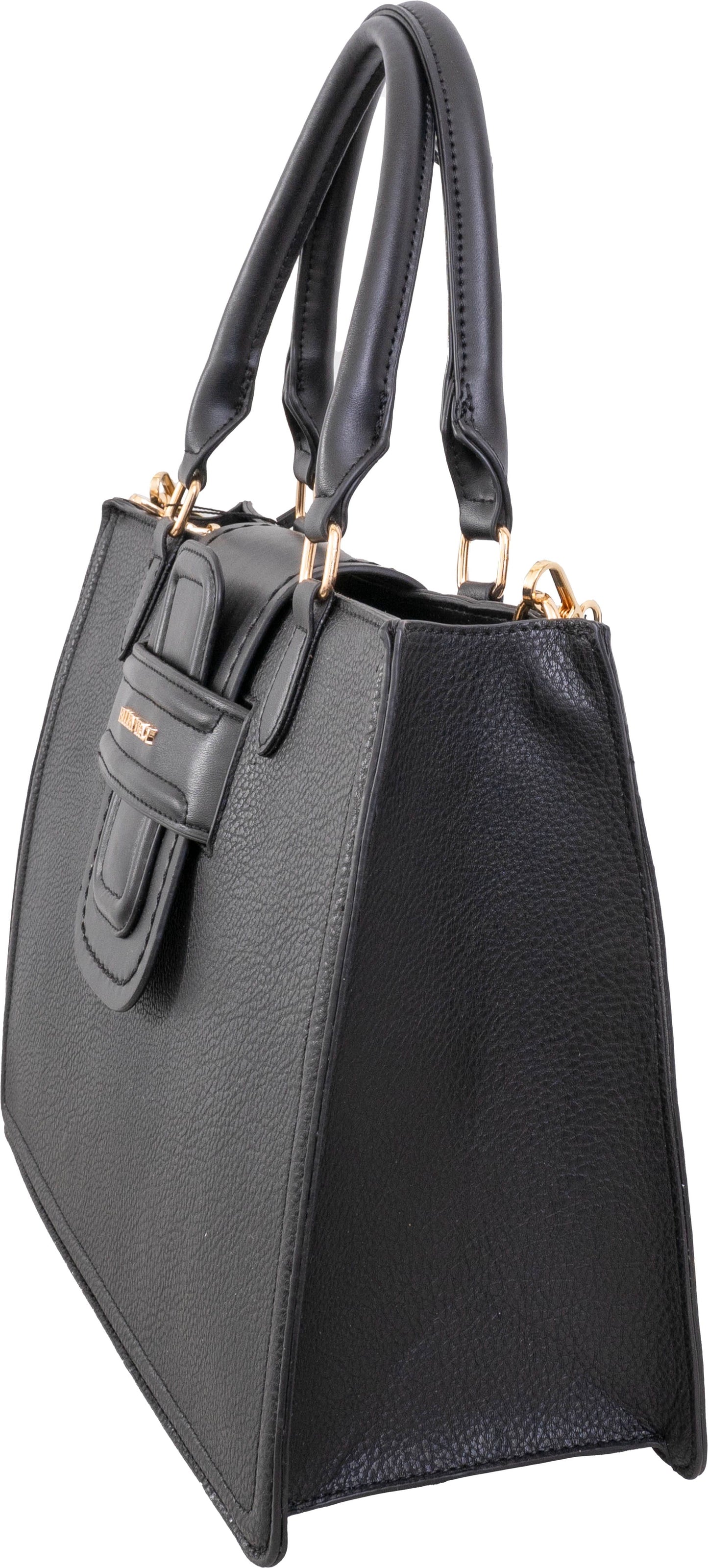 Ellen Tracy Pebble Grain Top Flap Tote