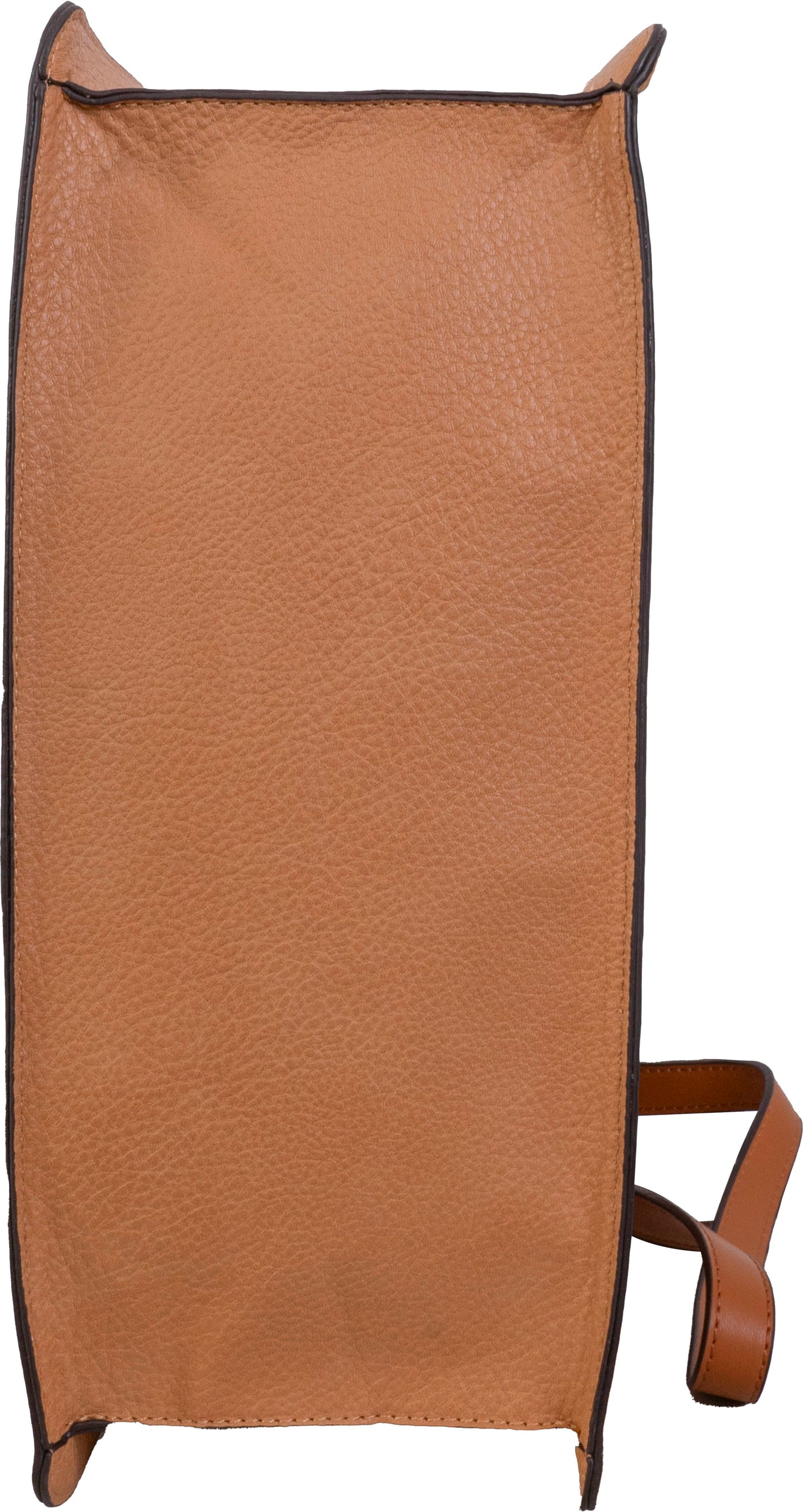 Ellen Tracy Pebble Grain Top Flap Tote