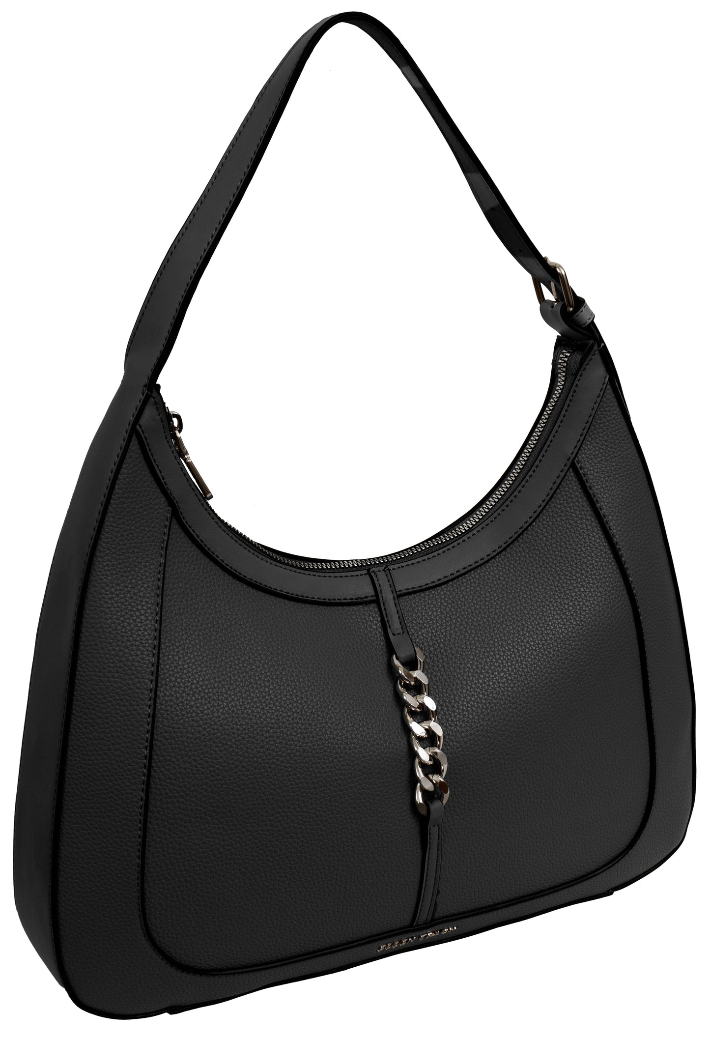 Ellen Tracy Pebble Grain Chain Hobo Bag