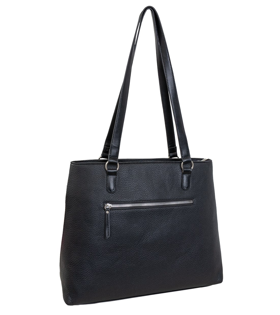 Ellen Tracy Pebble Grain Resin Chain Tote Bag