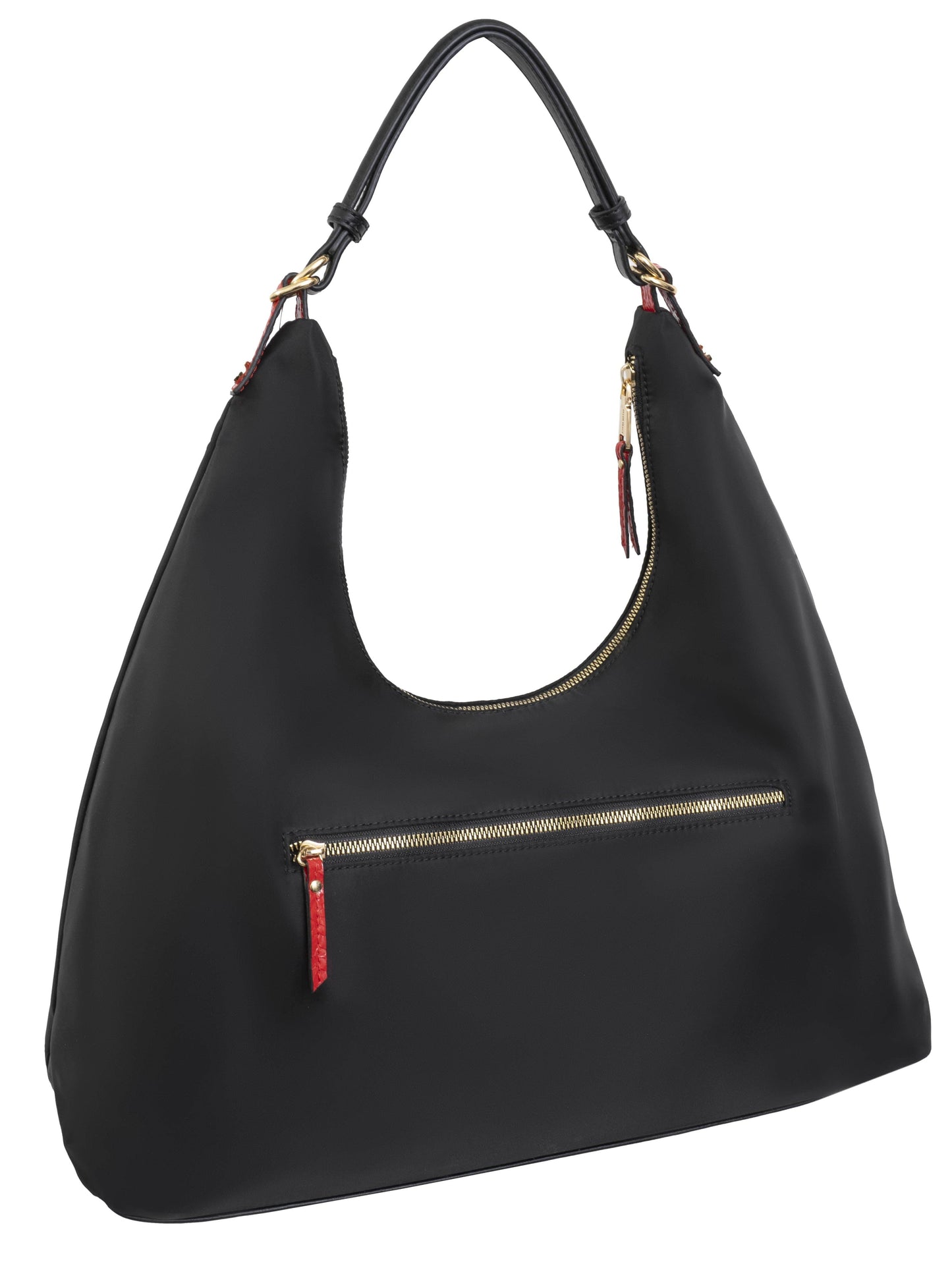 Ellen Tracy 18 Inch Twill Nylon Hobo Bag