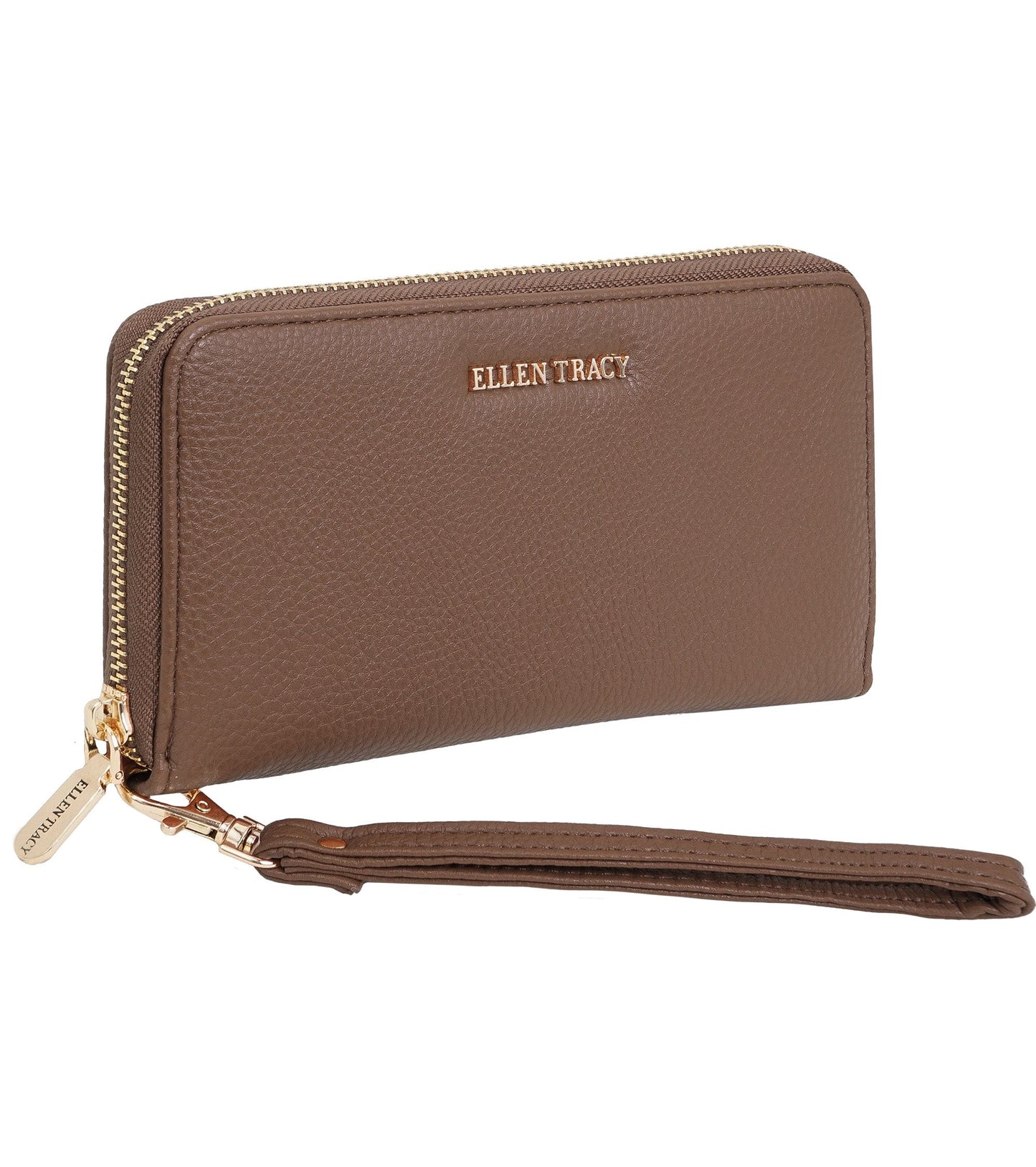 Ellen Tracy Pebble Grain Wristlet Wallet