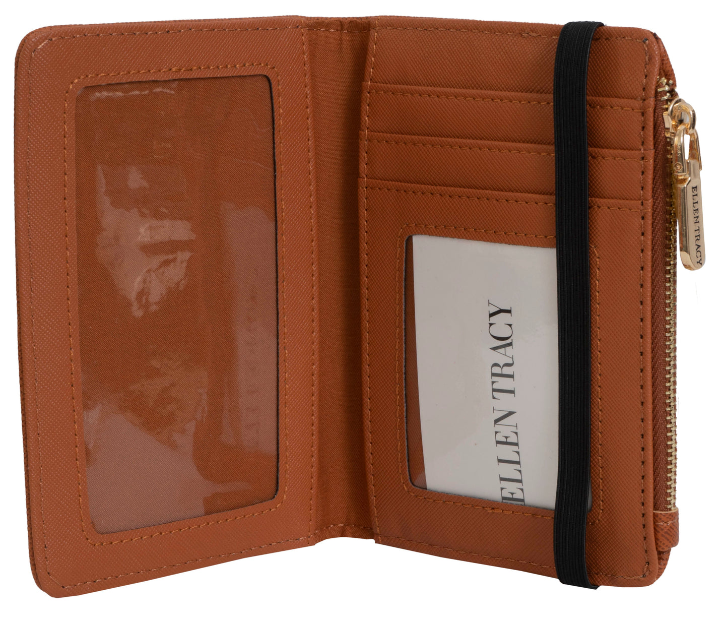 Ellen Tracy Saffiano Passport Holder