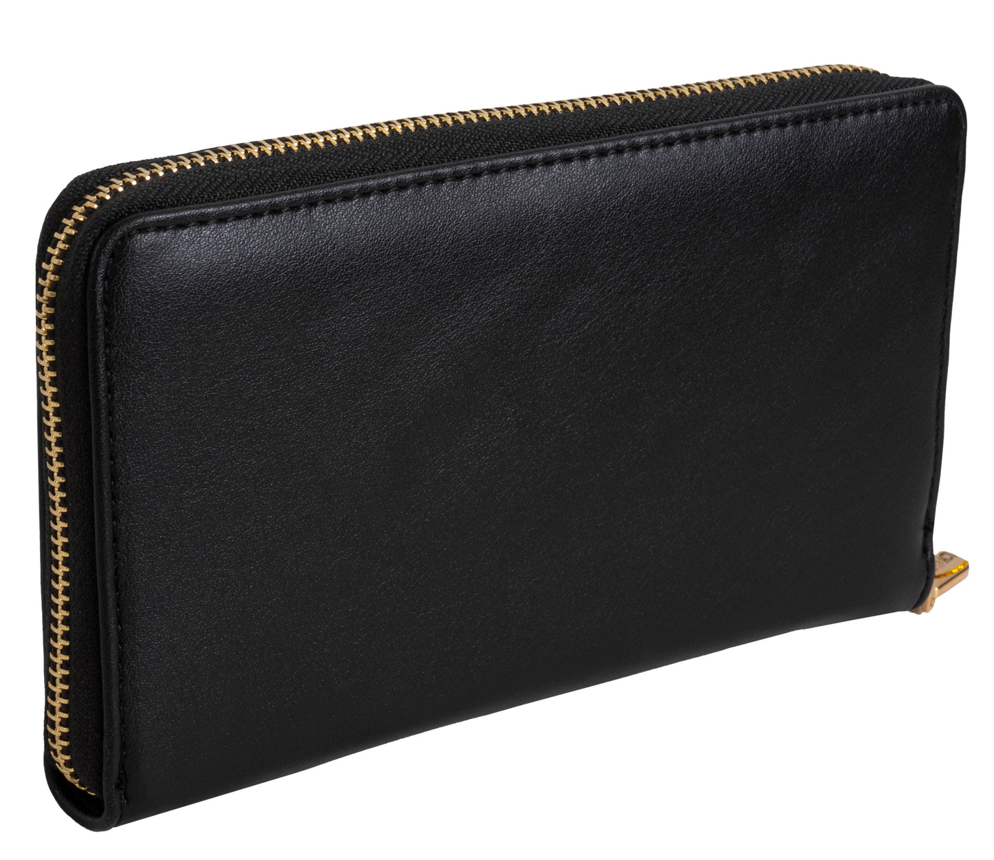 Ellen Tracy Smooth Zip Around Wristlet Wallet