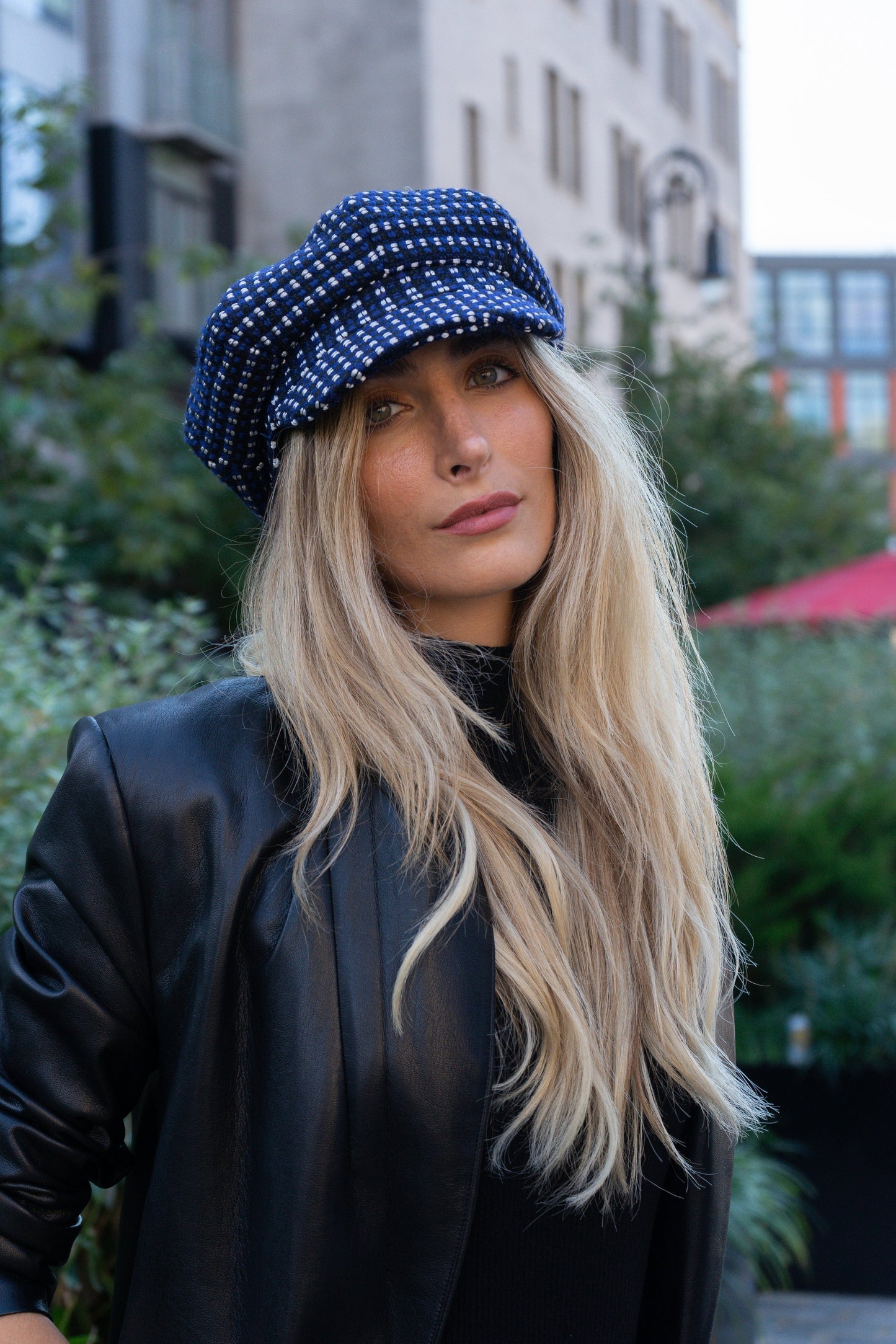 Magid Patterned Newsboy Cabby Hat