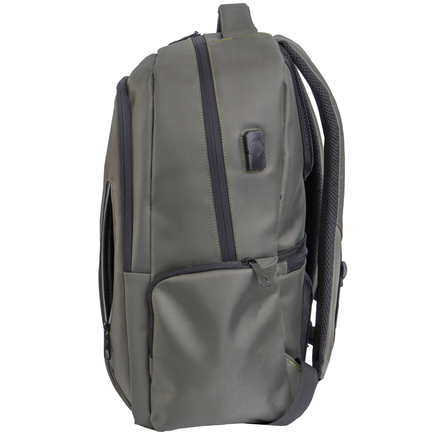 Jack Abrahams |The Easton | Men's 18-In Coated Workbook Backpack with USB Port