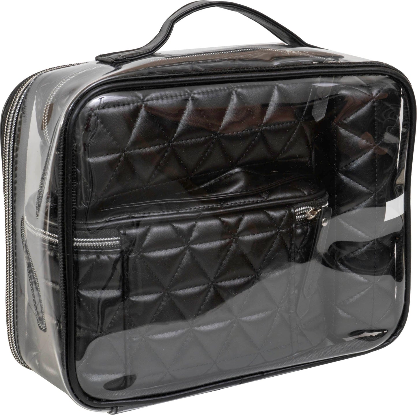 Joan & David The Triangle Quilted 4 Piece Cosmetic Bag Set