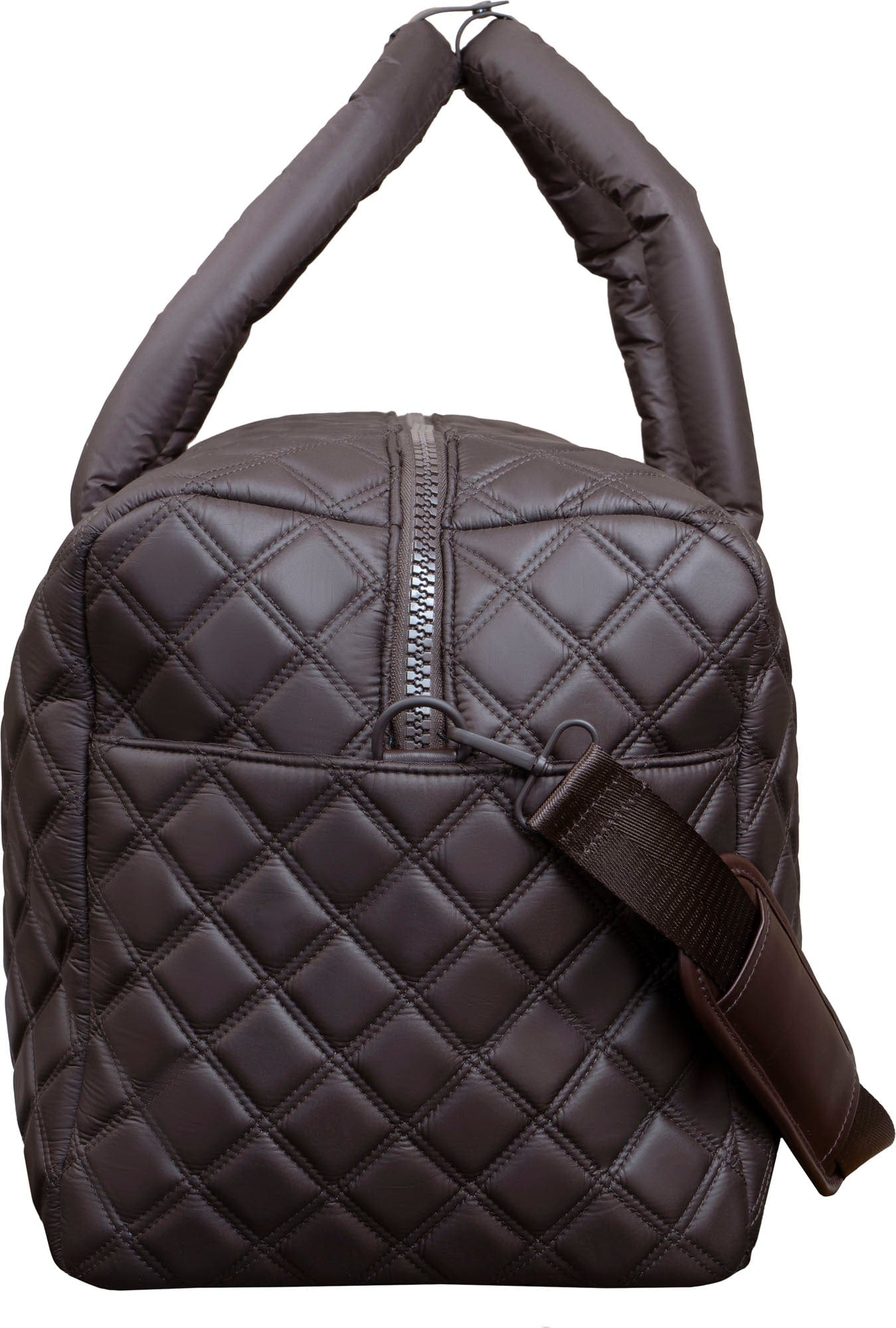 Joan & David 22 Inch Diamond Quilted Parachute Nylon Luggage Tag Duffel Bag