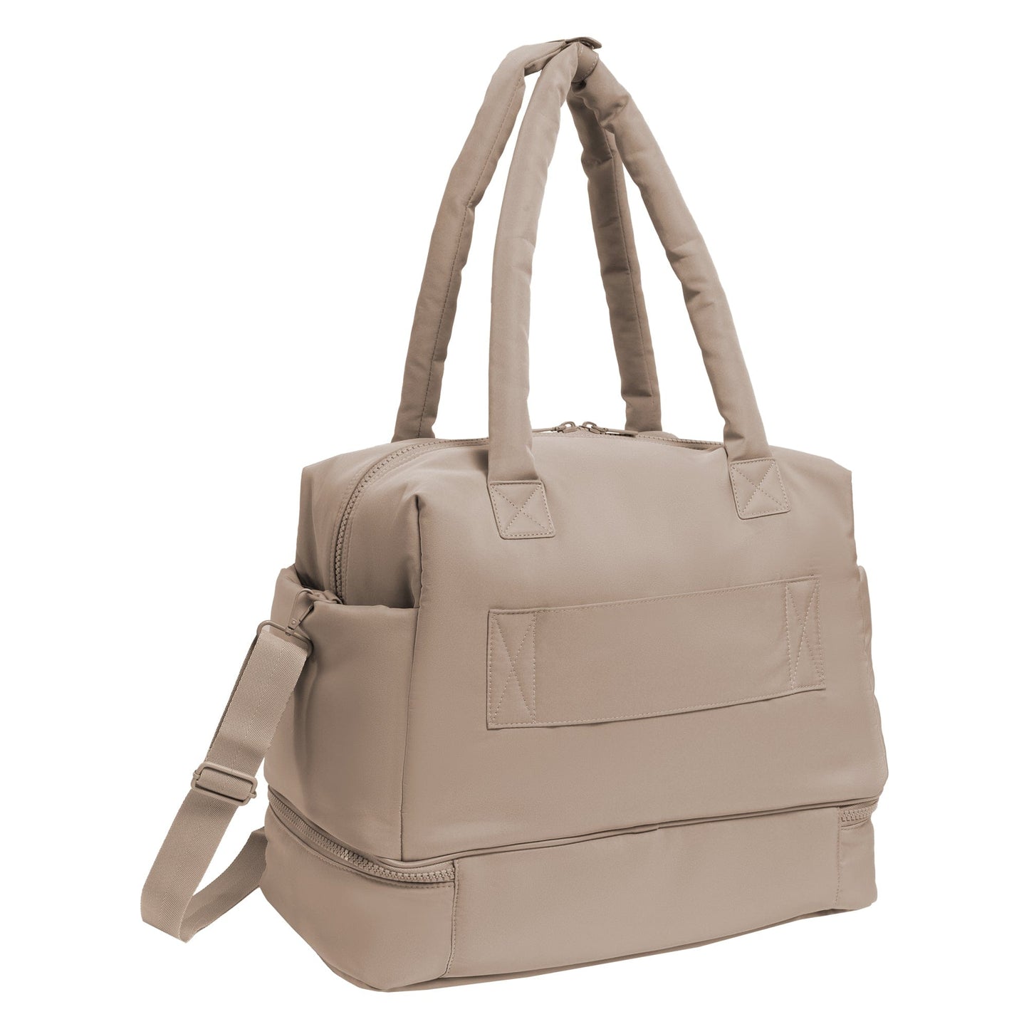 Joan & David 18 Inch High Density Sport Nylon Drop Bottom Duffel Bag