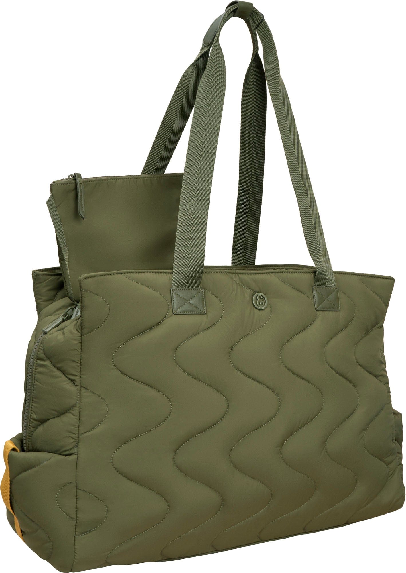 Joan & David Puffer Parachute Wave Nylon Tote