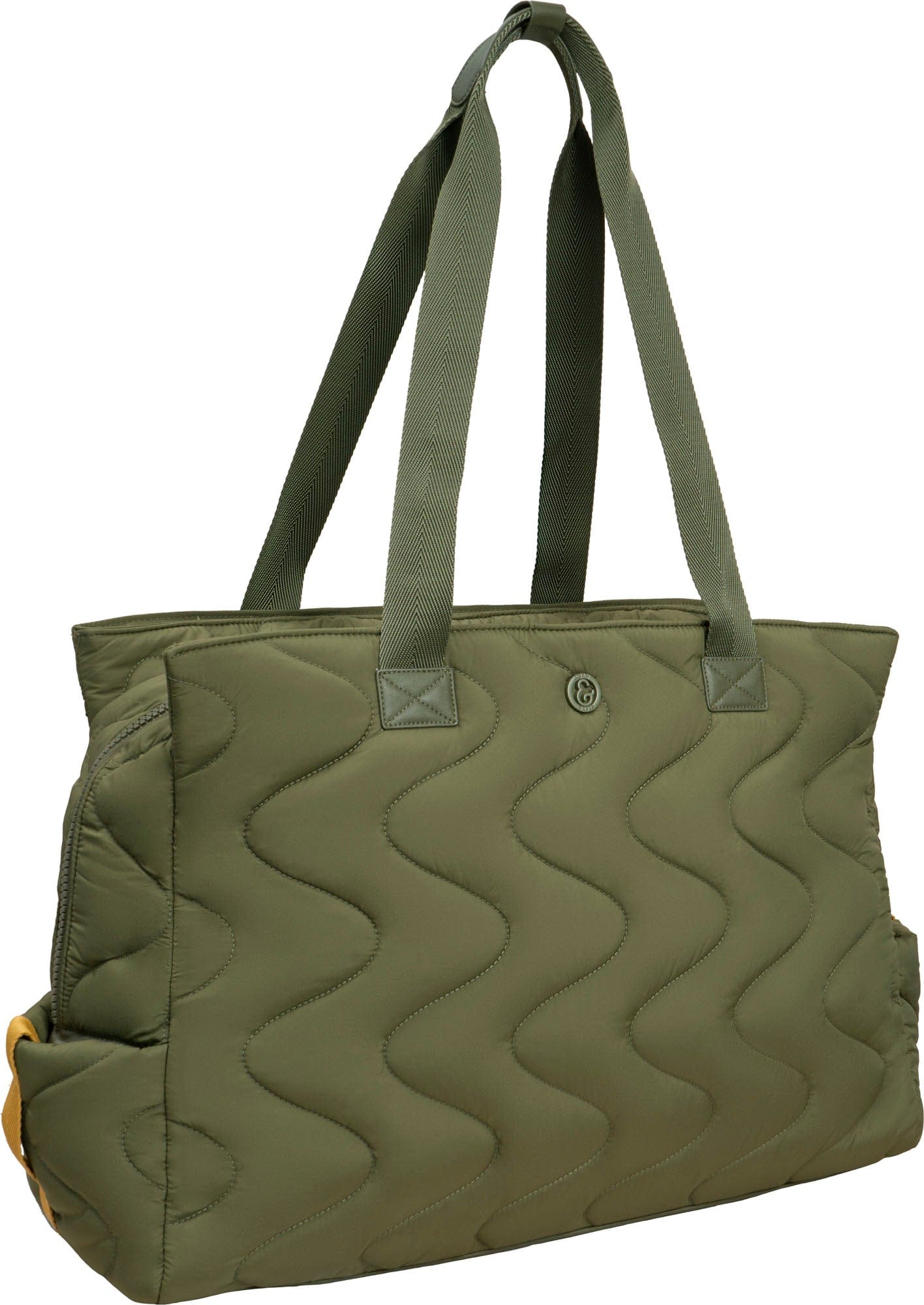 Joan & David Puffer Parachute Wave Nylon Tote