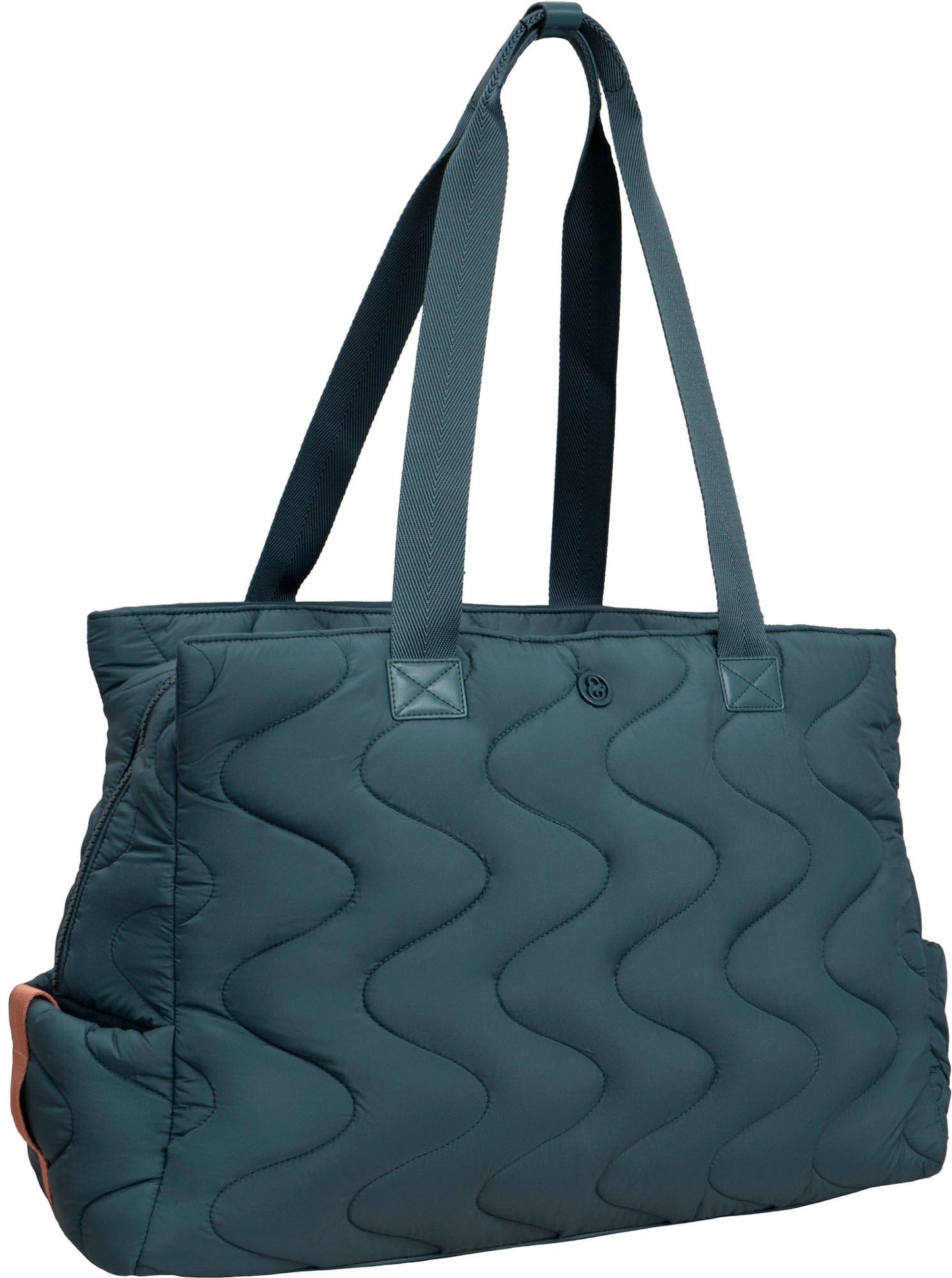 Joan & David Puffer Parachute Wave Nylon Tote