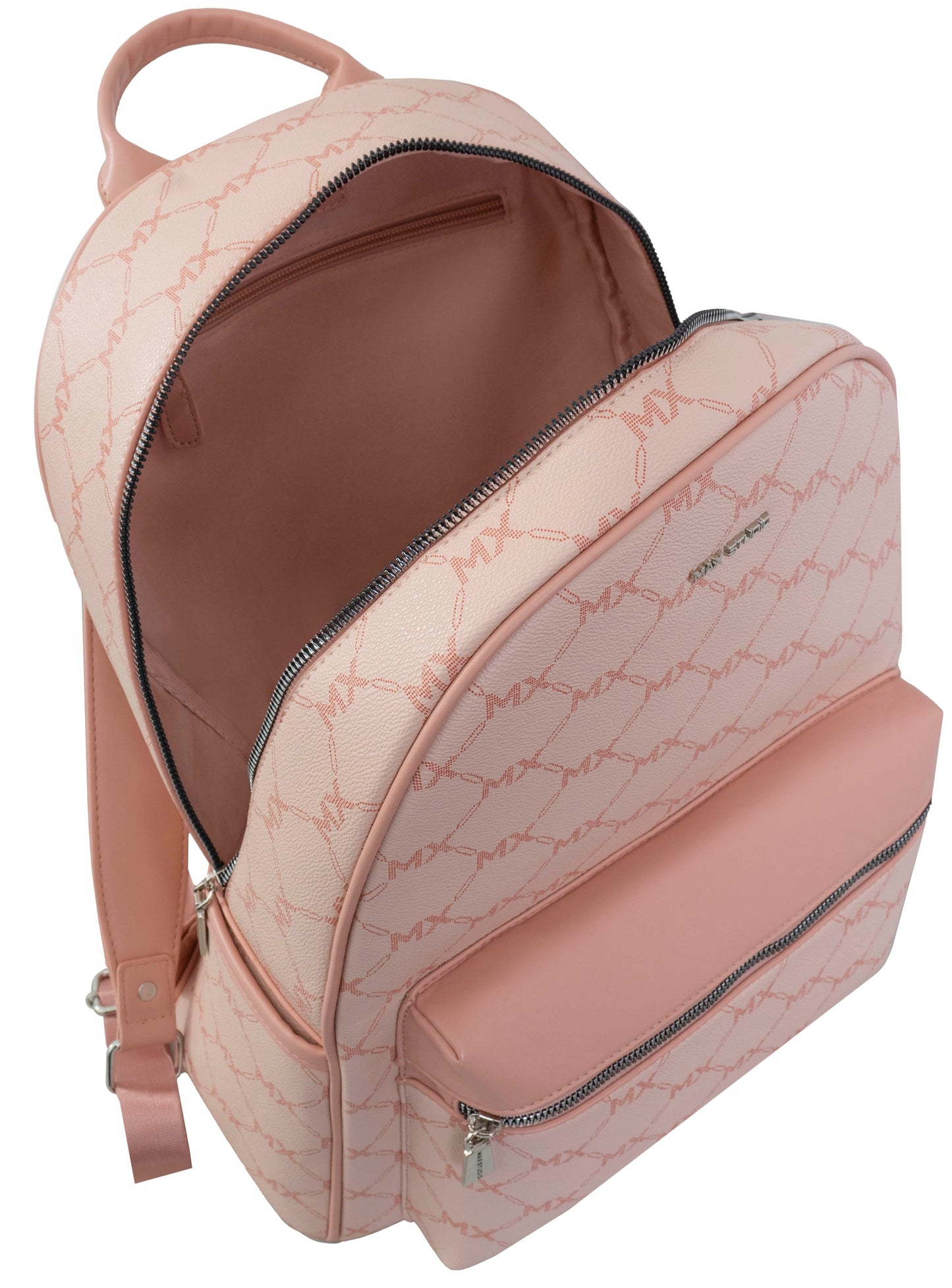 Max Studio Pebble Grain Signature Print Backpack