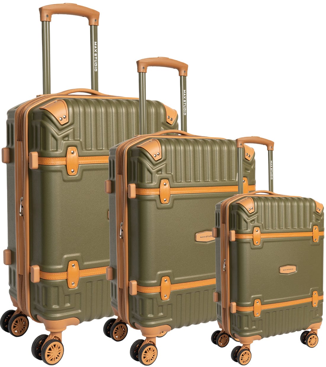 Max Studio ABS 3-Piece Luggage Set South Hampton Collection