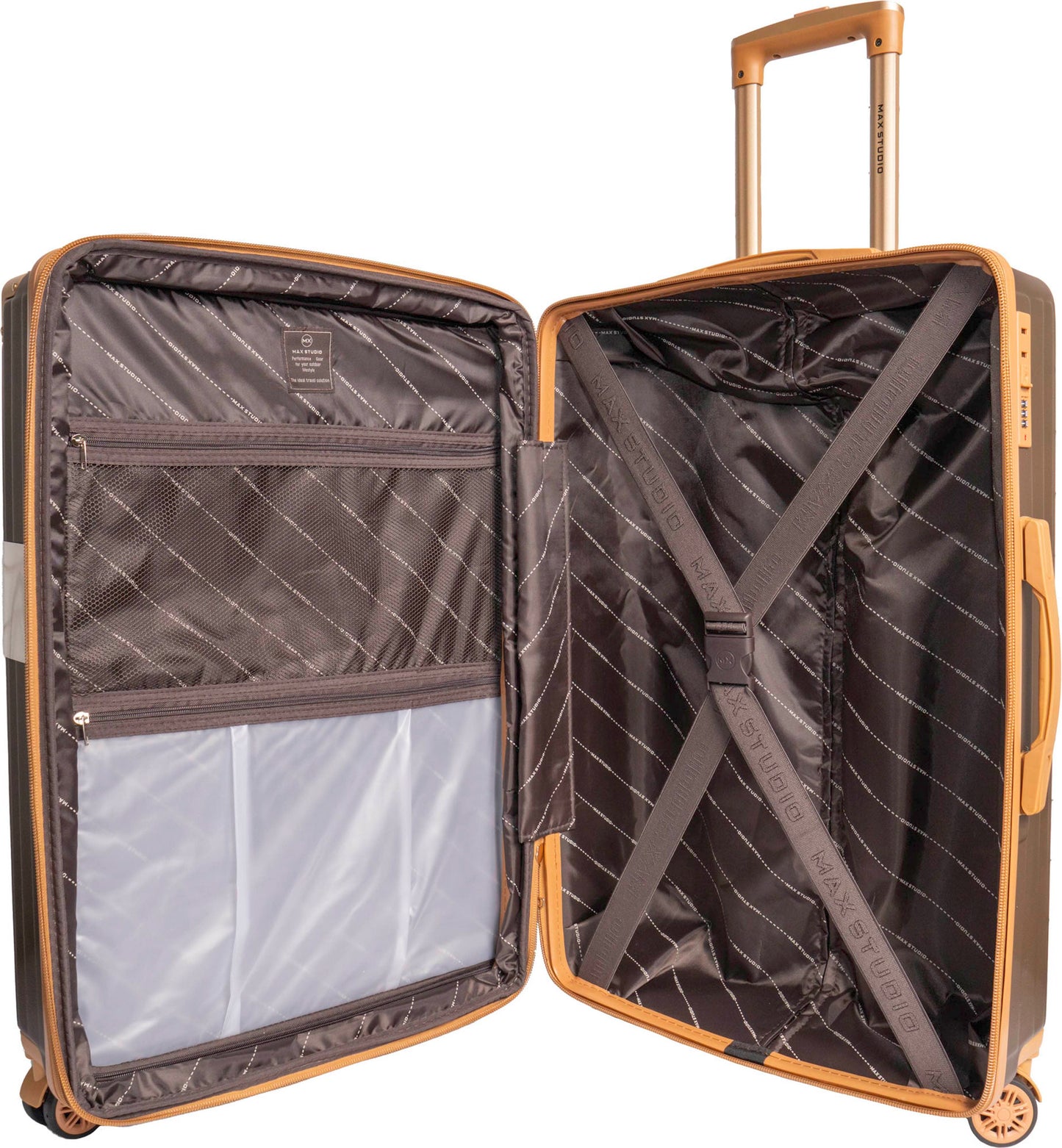 Max Studio The Edin ABS 3-Piece Luggage Set