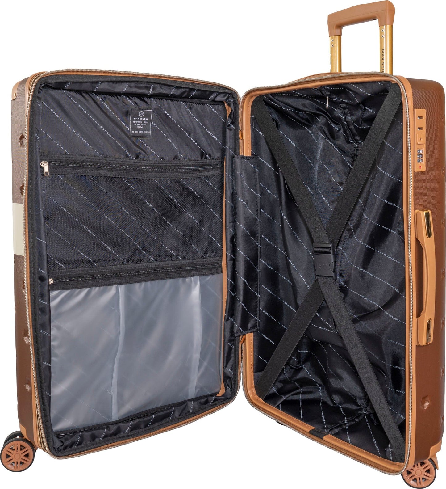 Max Studio The Bucharest ABS 3-Piece Luggage Set