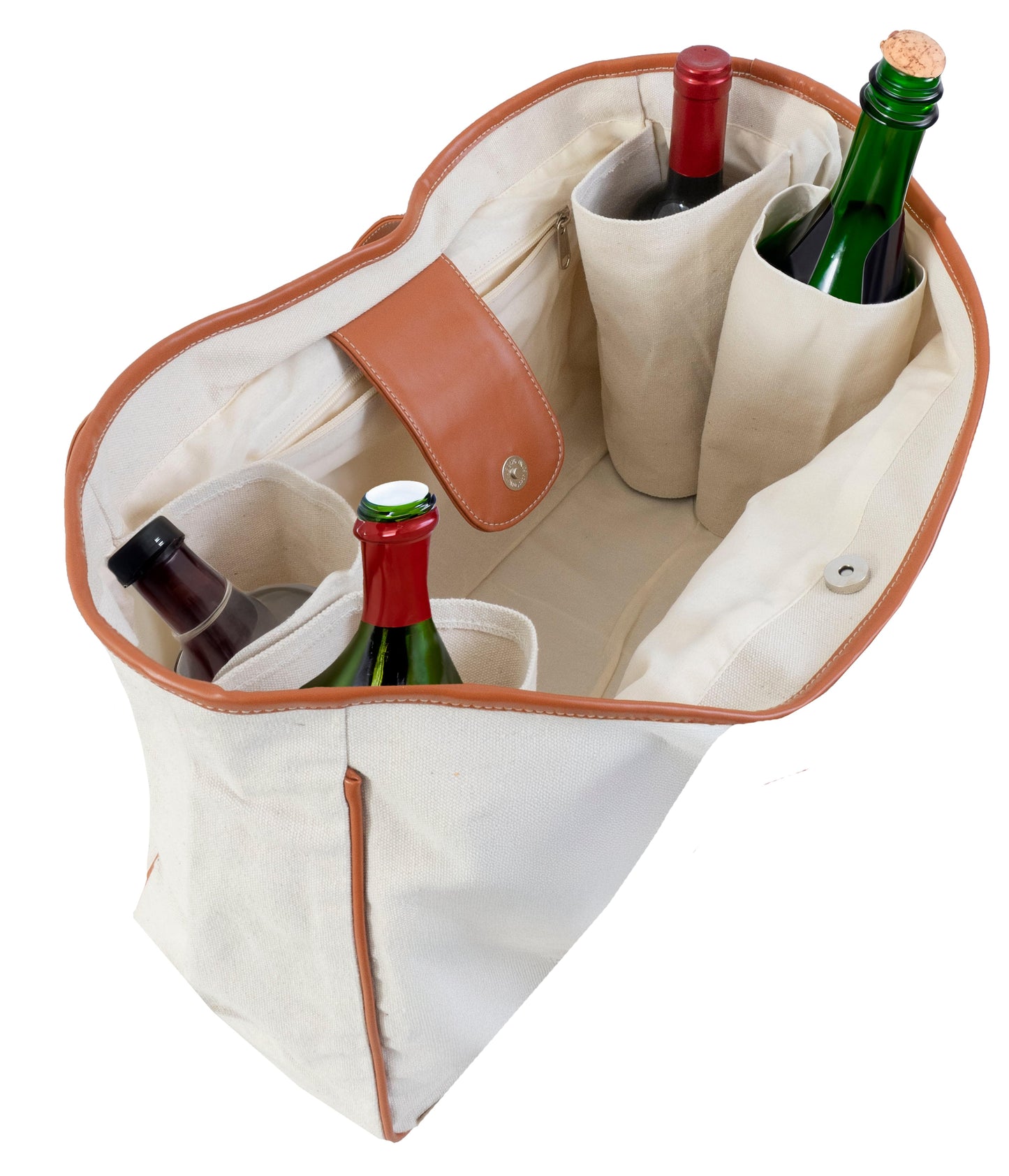 Magid Canvas Wine Tote "MOMMY JUICE"