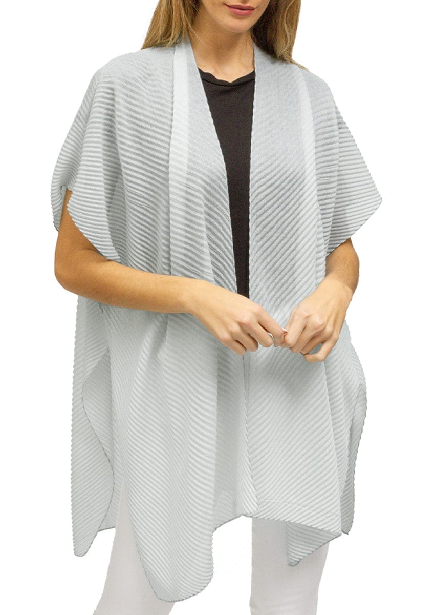 Adrienne Vittadini Pleated Oversized Kimono