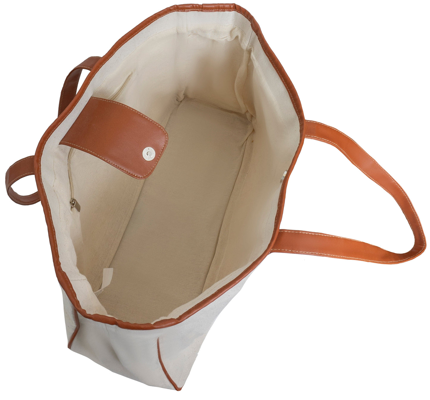 Magid Canvas Slogan Tote "TROPICAL STATE OF MIND"