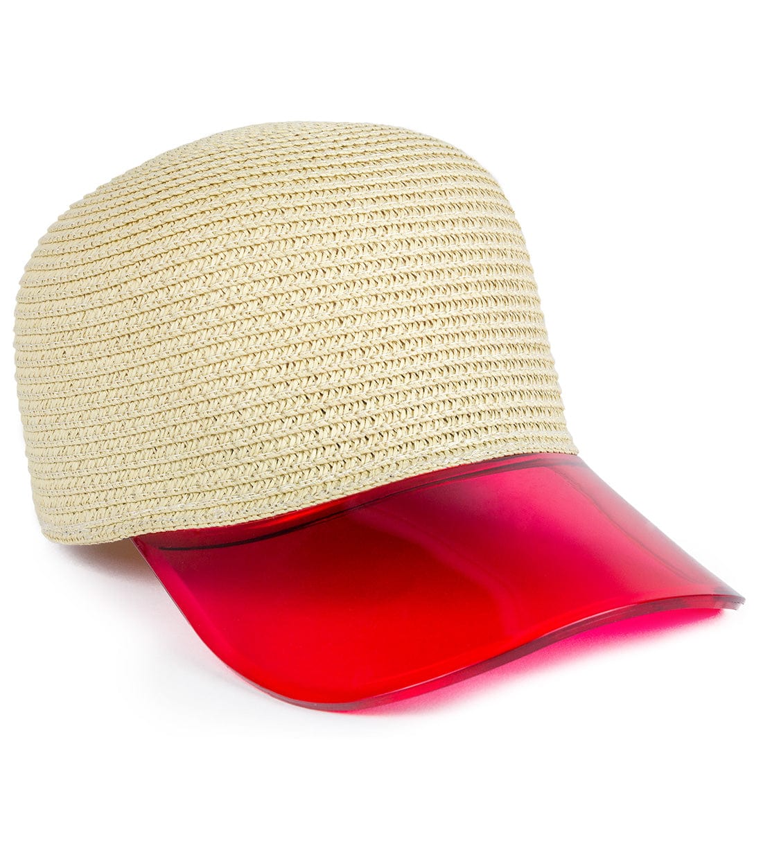 Magid Straw & Acrylic Brim Baseball Cap