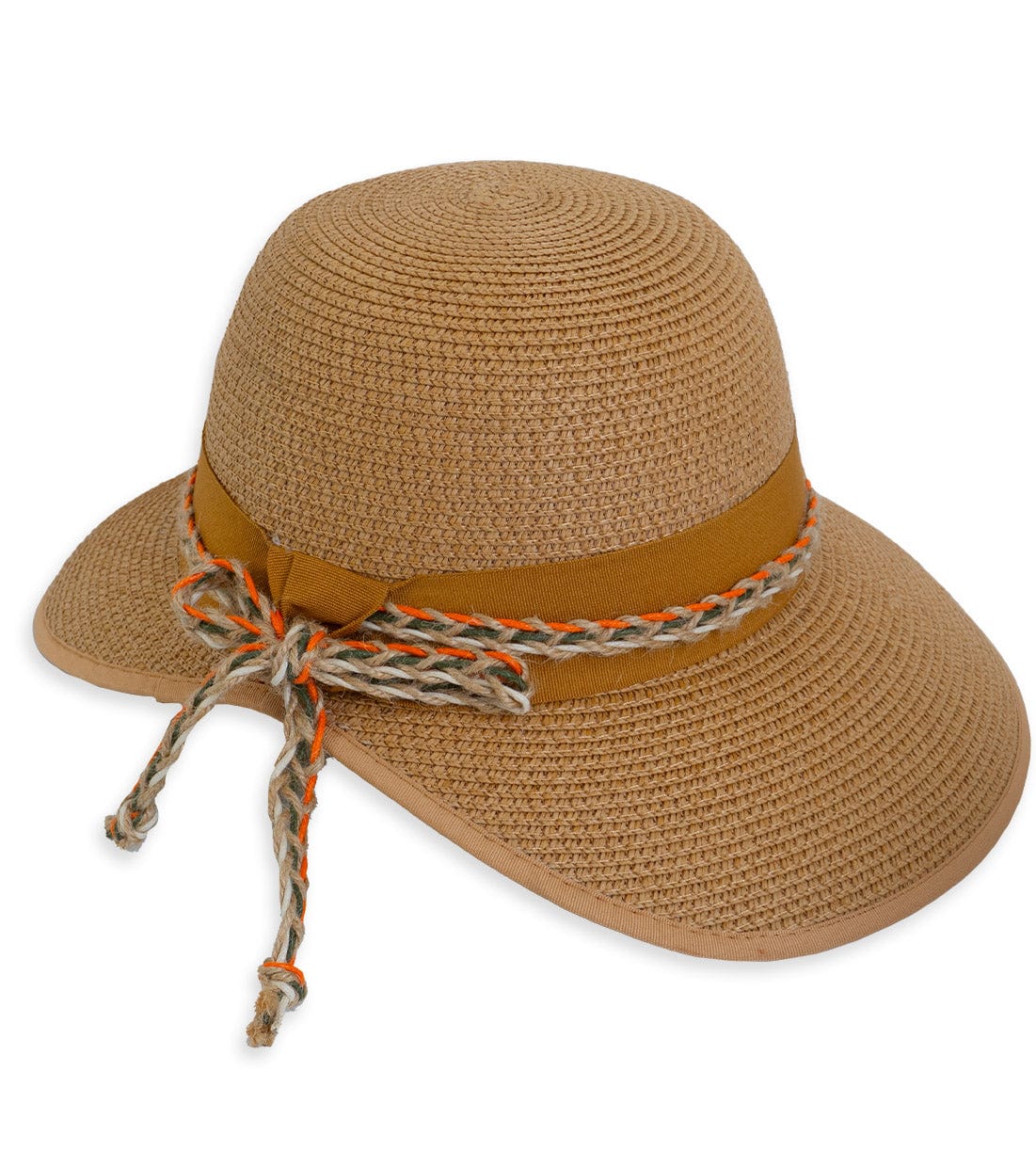 Magid Braided Bow Straw Garden Hat