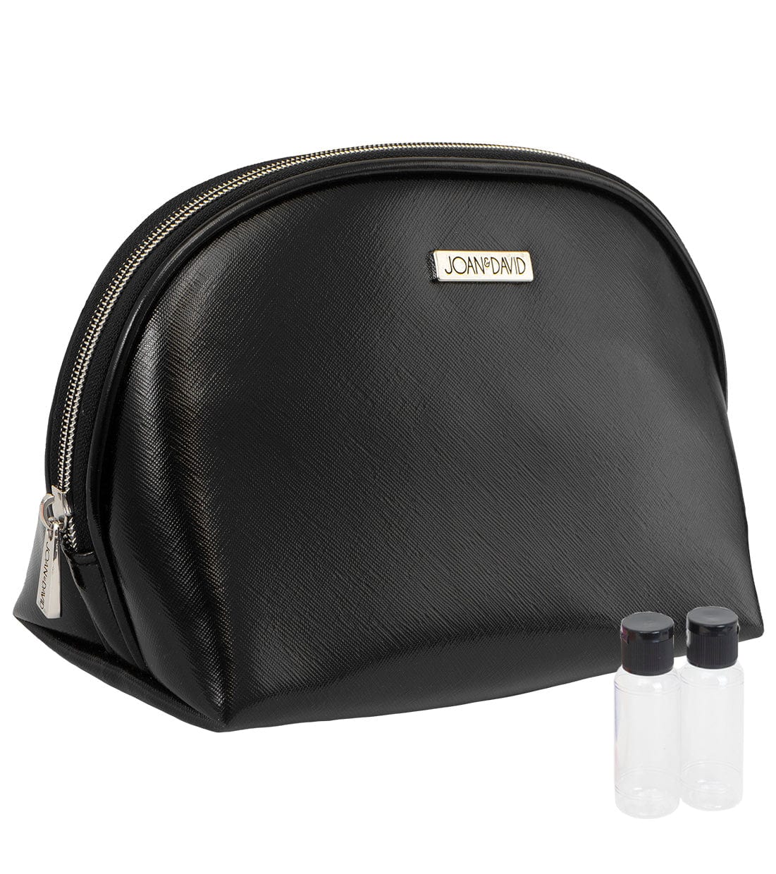 Joan & David Metallic Dome Cosmetic Pouch