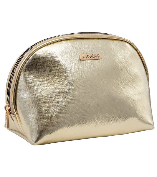 Joan & David Metallic Dome Cosmetic Pouch