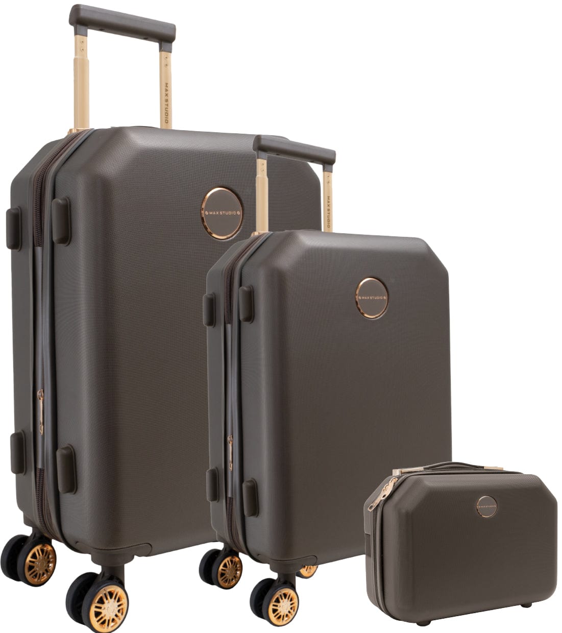 Max Studio The Hexagon ABS 3-Piece Luggage Set