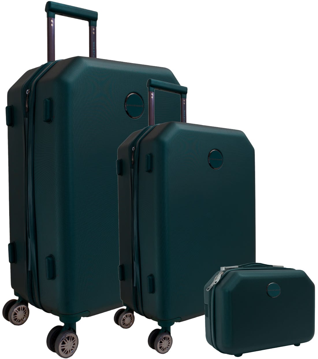 Max Studio The Hexagon ABS 3-Piece Luggage Set