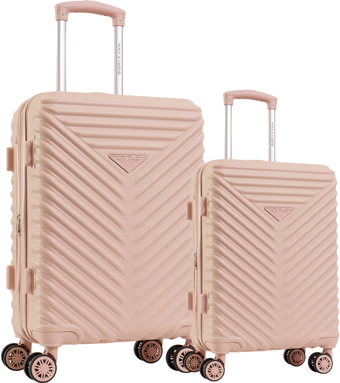 Max Studio The Auckland ABS 2-Piece Hard-Sided Luggage Set