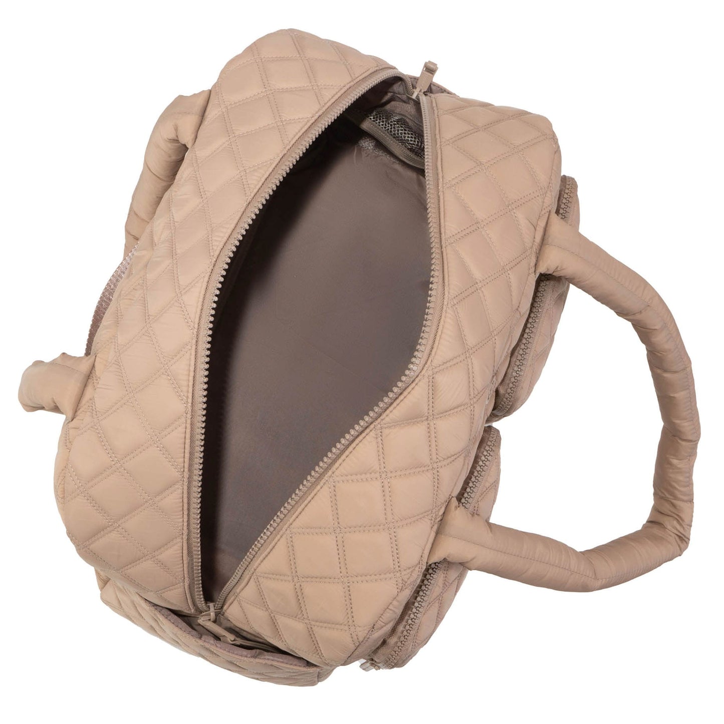 Joan & David Two Pocket Diamond Quilted 22 in. Duffel Bag