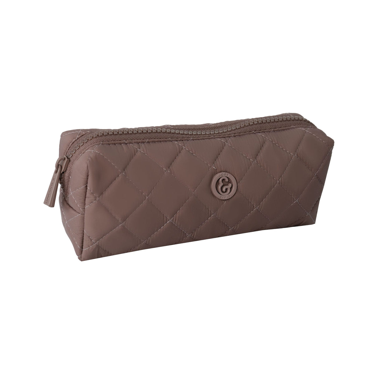 Joan & David The Diamond Quilted Nylon 4 Piece Toiletry Set