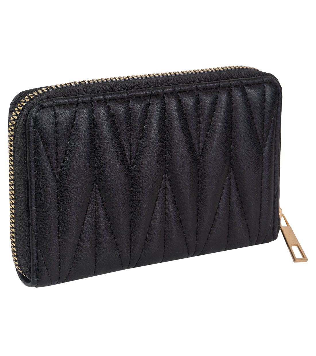 Rebecca & Rifka Smooth Abstract Quilt Medallion Zip Indexer Wallet